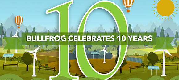 Bullfrog Power celebrates 10 years