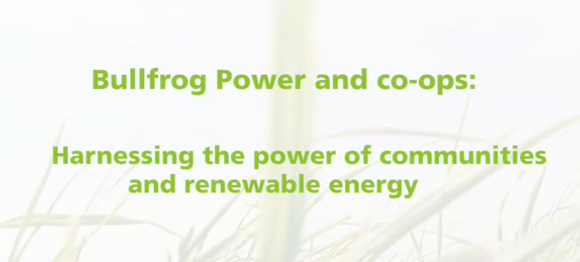 Harnessing the power of co-ops and renewable energy