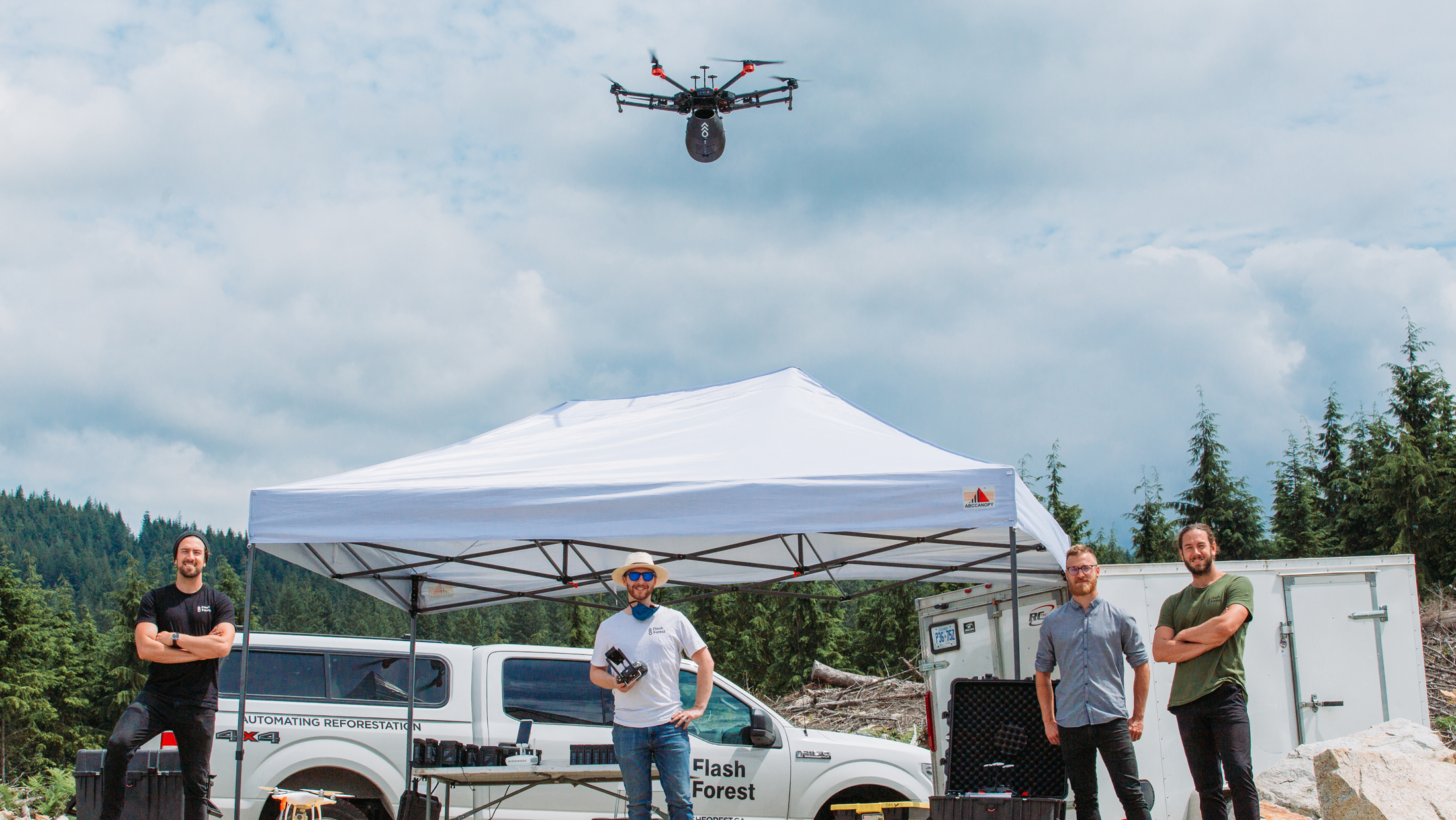 Flash Forest reforestation drone