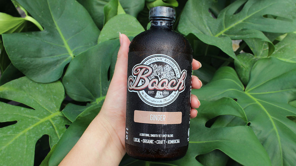 Bottle of Booch Organic Kombucha